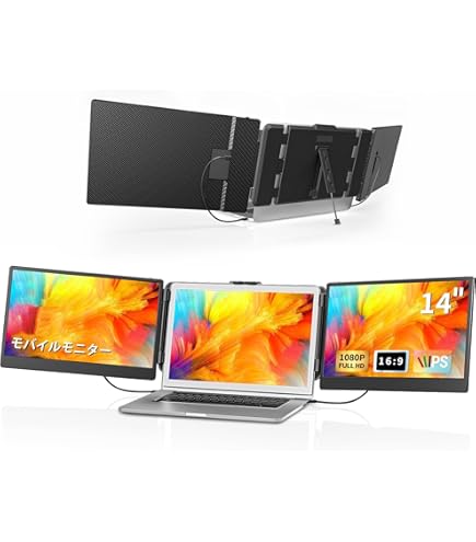 Amazon.co.jp: OFIYAA ポータブルモニター ノートパソコンスクリーン